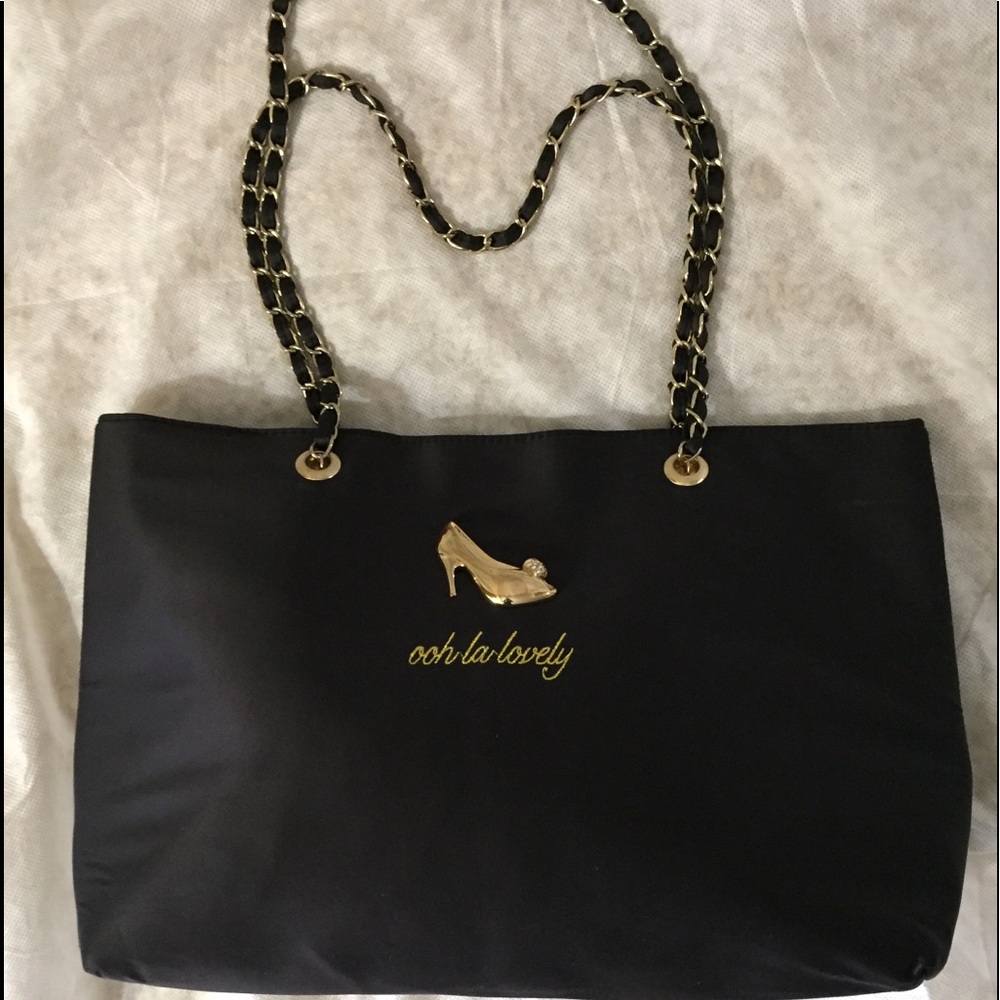 Satin Black Dazzling Bag